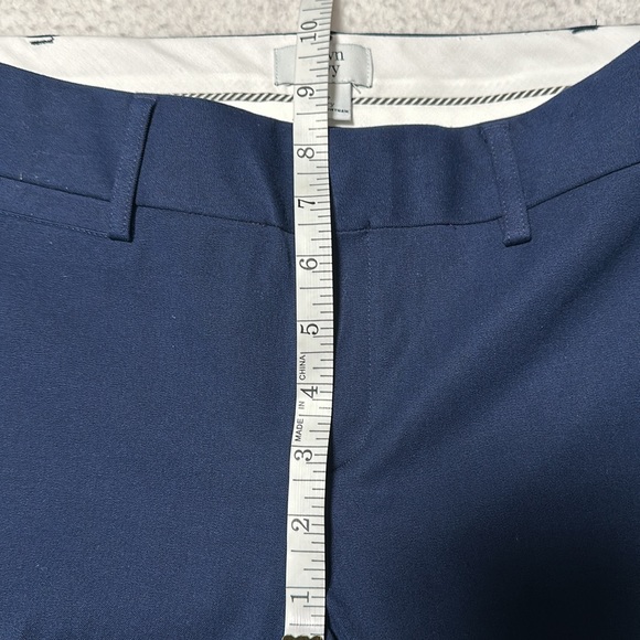 Crown & Ivy Ladies Cary Navy Bi Stretch Ankle Pants, EUC (Looks New), Size 6P - Picture 7 of 12